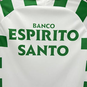 Camisa Sporting Home 2003/04 Retrô - Verde e Branca | Torcedor