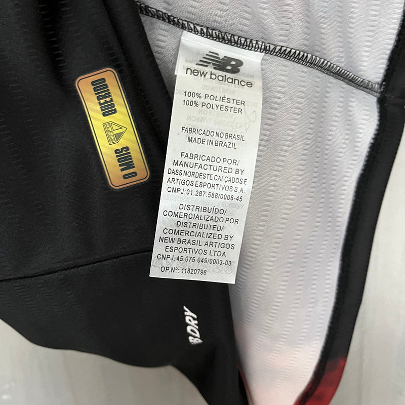Camisa São Paulo Third 2024/25 - Preta e Vermelha | Torcedor