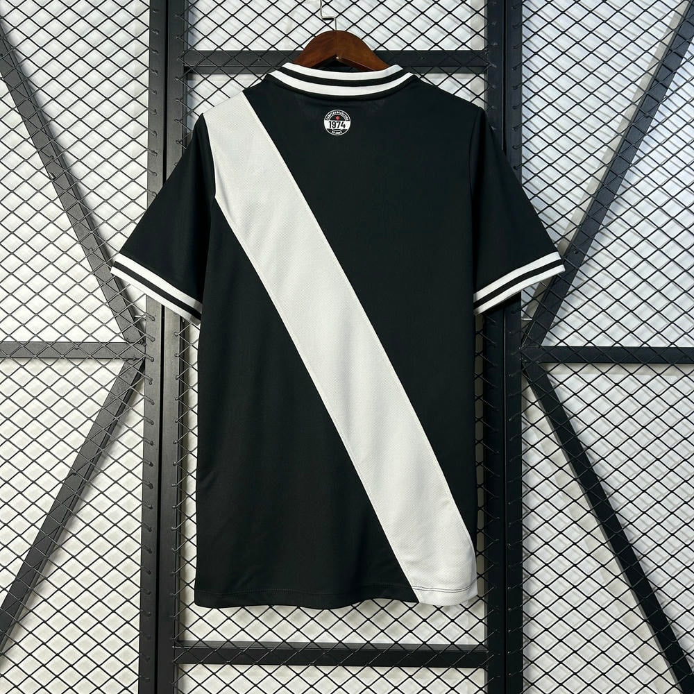 Camisa Vasco Home 25/26 - Preta e Branca | Torcedor