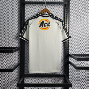 Camisa Vasco Away 2000 Retrô - Branca e Preta | Torcedor - FutNews