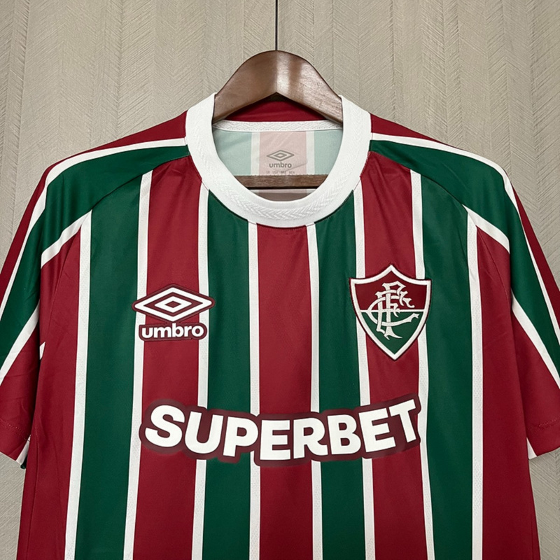 Camisa Fluminense Home 25/26 - Vinho e Verde | Torcedor