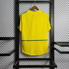 Camisa Brasil Home 2002 Retrô - Amarela | Torcedor