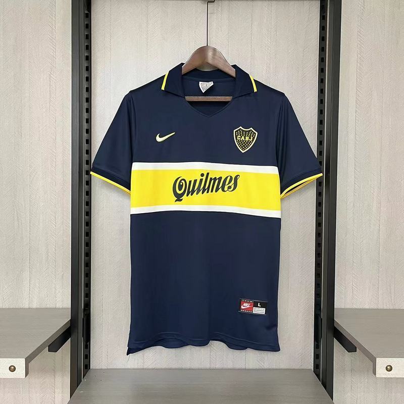 Camisa Boca Juniors 1996/97 Retrô - Azul e Amarela | Torcedor