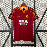 Camisa Roma Home 1998/99 Retrô - Vermelha | Torcedor