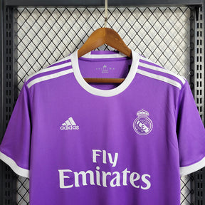 Camisa Real Madrid Away 17/18 Retrô - Roxa | Torcedor