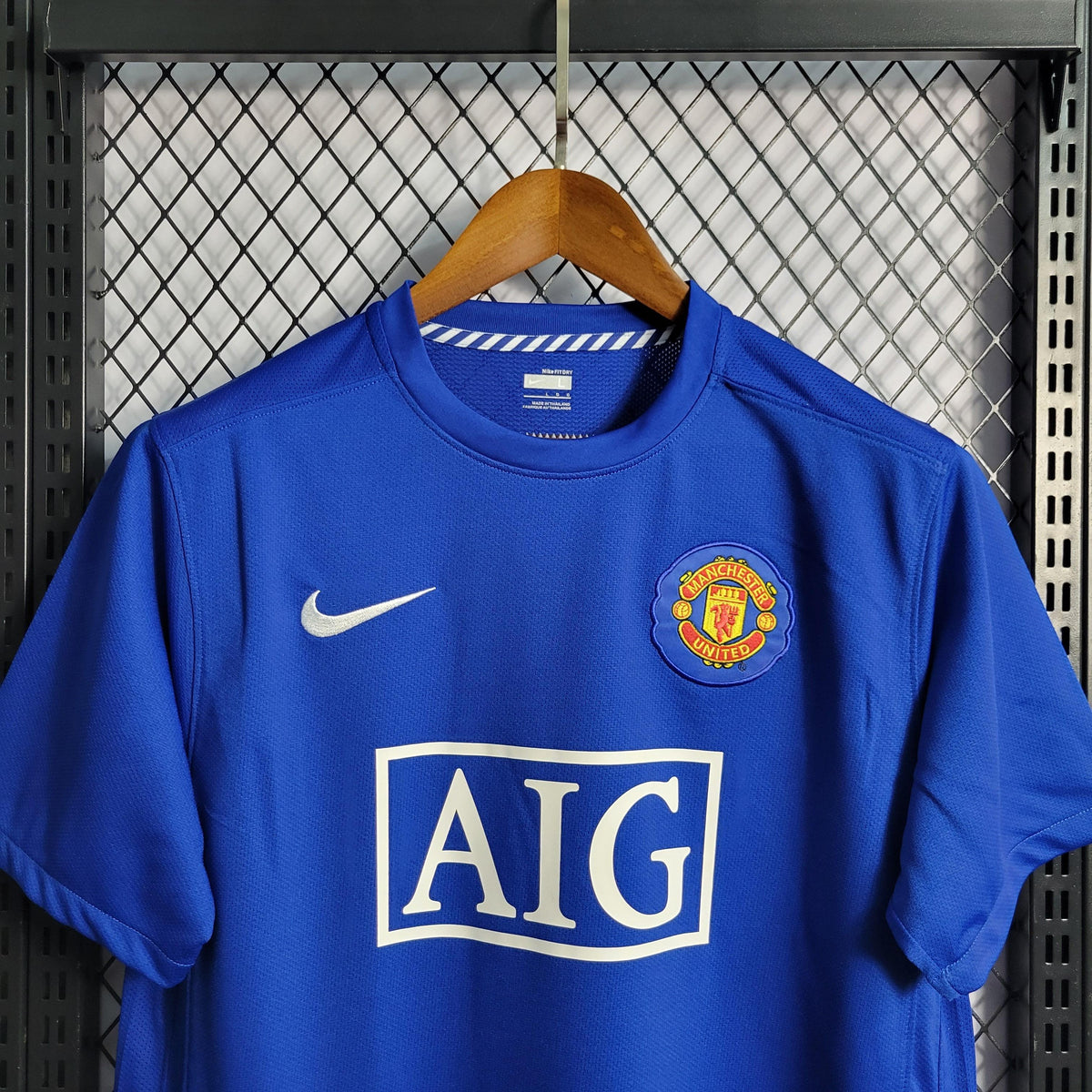 Camisa Manchester United Away 07/08 Retrô - Azul | Torcedor - FutNews