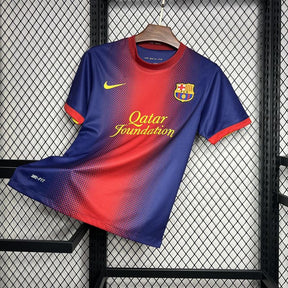 Camisa Barcelona Home 2012/13 Retrô - Azul e Vermelha | Torcedor