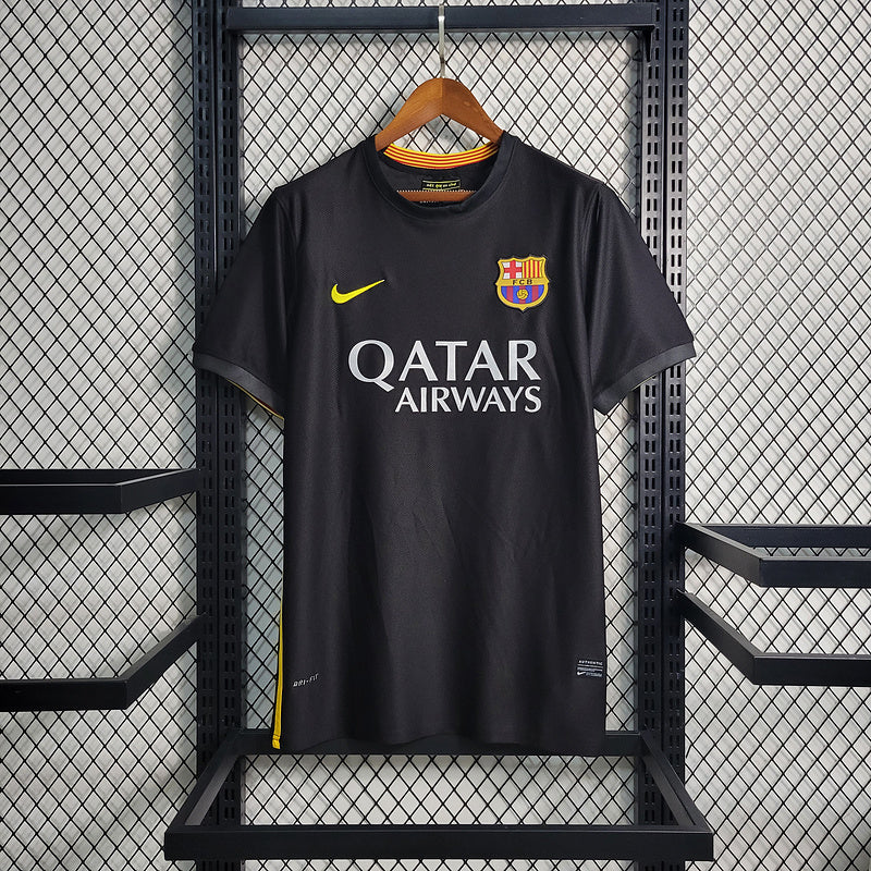Camisa Barcelona Away 2013/14 Retrô - Preta | Torcedor