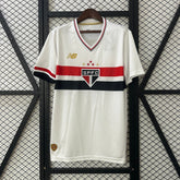 Camisa São Paulo Home 2025/26 - Branca | Torcedor