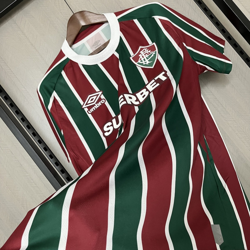 Camisa Fluminense Home 25/26 - Vinho e Verde | Torcedor