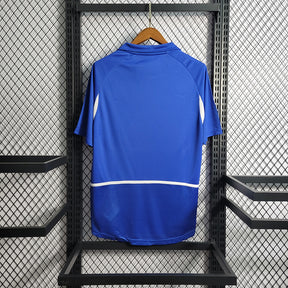Camisa Brasil Away 2002 Retrô - Azul | Torcedor