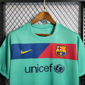 Camisa Barcelona Away 2010/11 Retrô - Azul Ciano | Torcedor