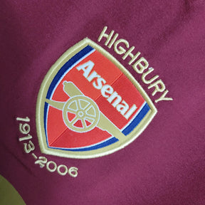 Camisa Arsenal Home 05/06 Retrô - Vinho | Torcedor - FutNews