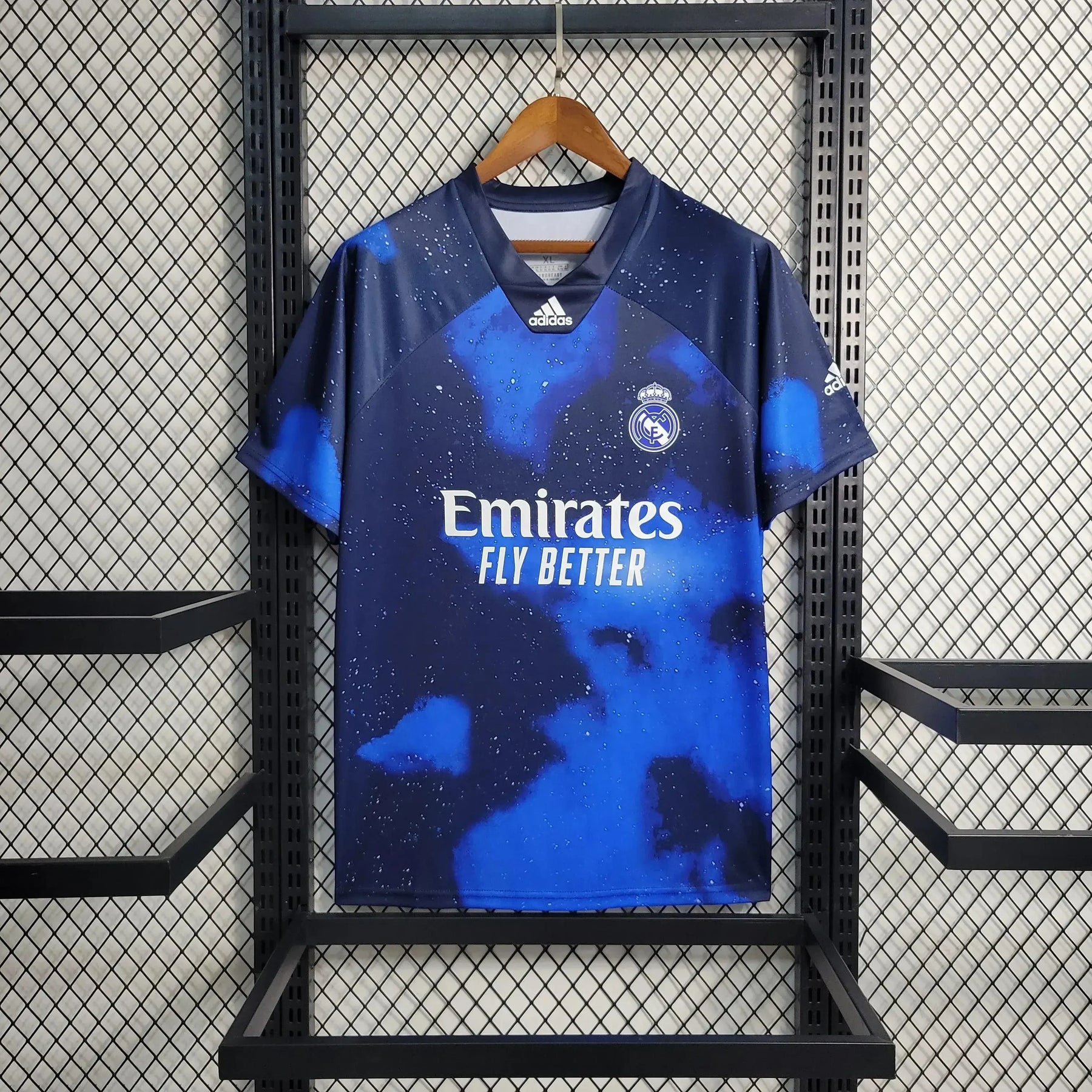 Camisa Real Madrid Galáticos 18/19 Retrô - Azul | Torcedor - FutNews