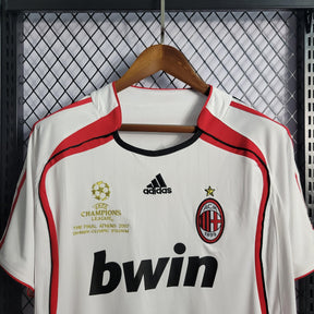 Camisa Milan Away 06/07 Retrô - Branca | Torcedor - FutNews