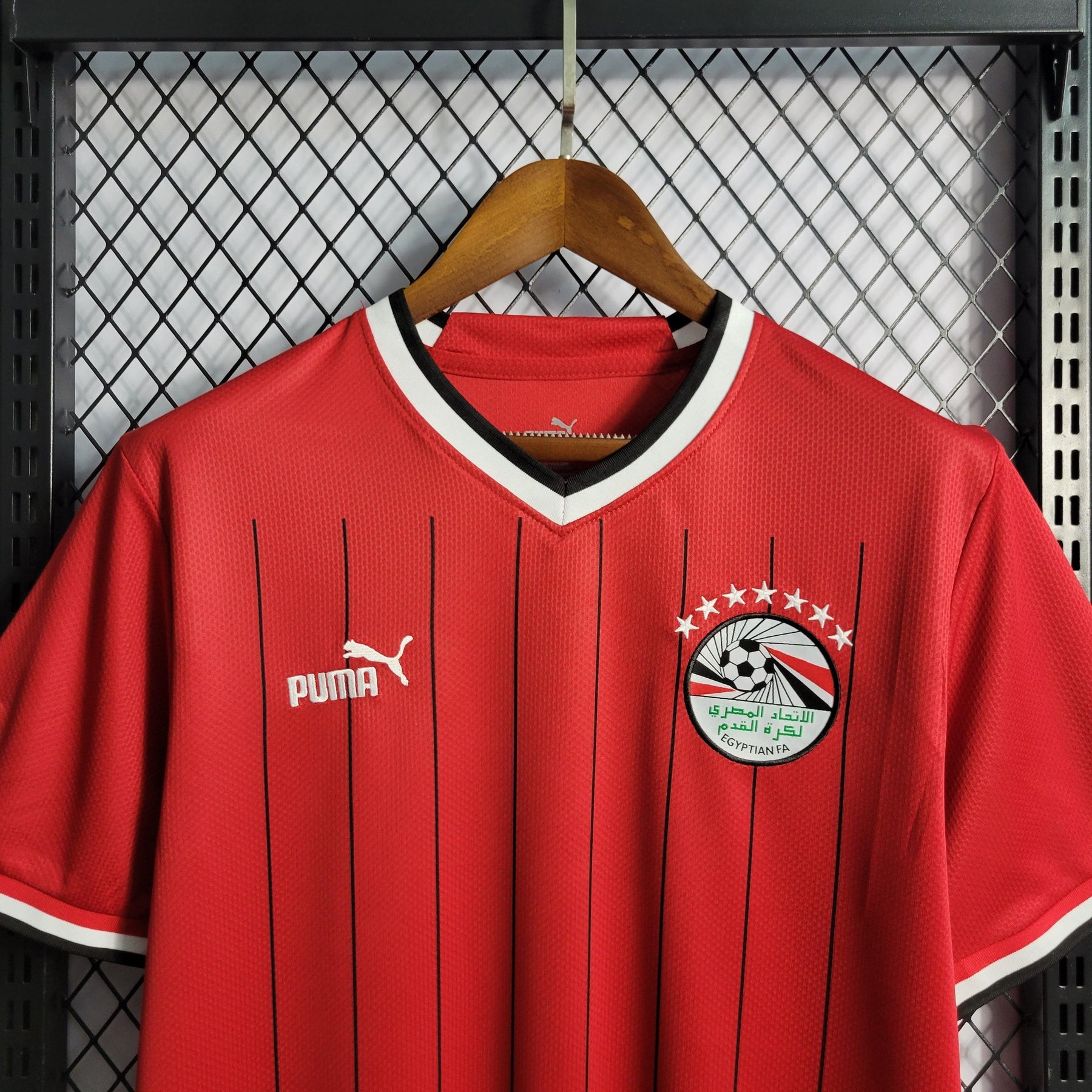 Camisa Egito Home 2022 - Vermelha | Torcedor - FutNews