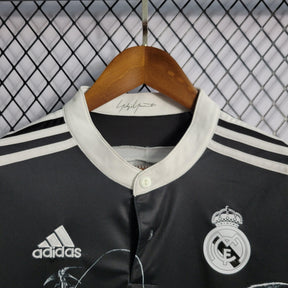 Camisa Real Madrid Third 14/15 Retrô - Preta | Torcedor - FutNews