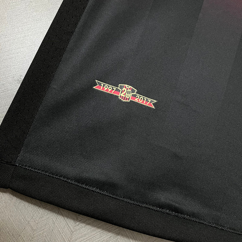 Camisa Athletico Paranaense Retrô Home 2017/18 - Vermelha e Preta | Torcedor
