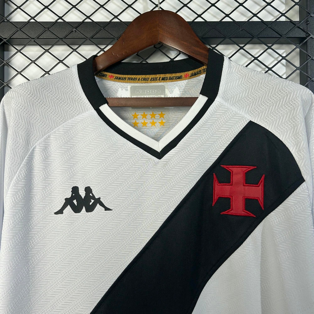 Camisa Vasco Away 25/26 - Branca e Preta | Torcedor