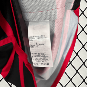 Camisa CRF Home 24/25 - Preta e Vermelha | Torcedor - FutNews