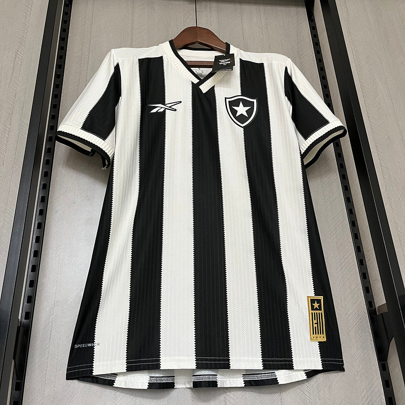 Camisa Botafogo Home 24/25 - Preta e Branca | Torcedor