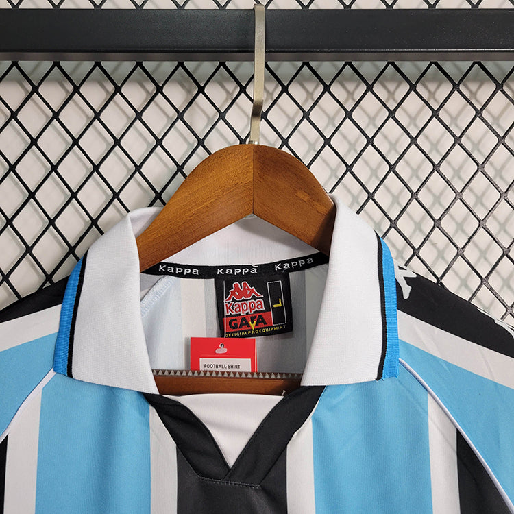 Camisa Grêmio Retrô Home 2000 - Azul e Preta | Torcedor