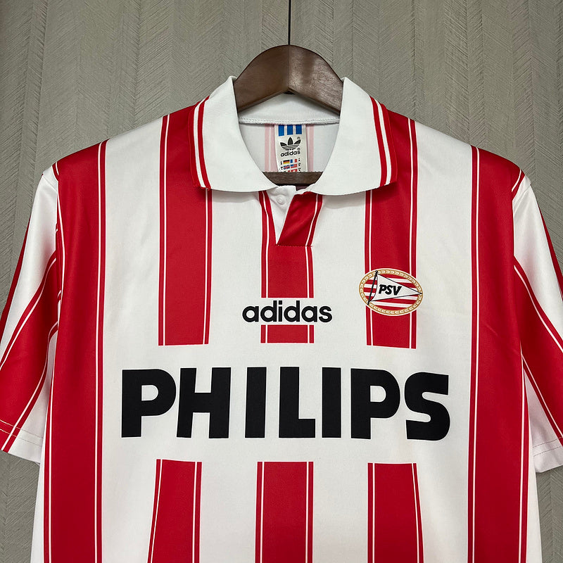 Camisa PSV Home Retrô 1994/95 - Vermelha e Branca | Torcedor