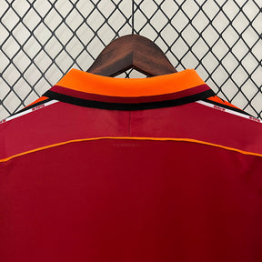 Camisa Roma Home 1998/99 Retrô - Vermelha | Torcedor