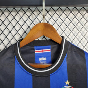 Camisa Inter de Milão Home 09/10 Retrô - Azul e Preta | Torcedor - FutNews