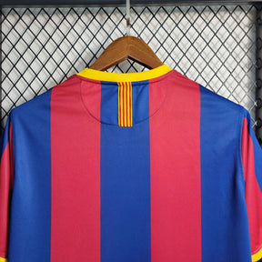 Camisa Barcelona Home 10/11 Retrô - Azul e Vermelha | Torcedor - FutNews