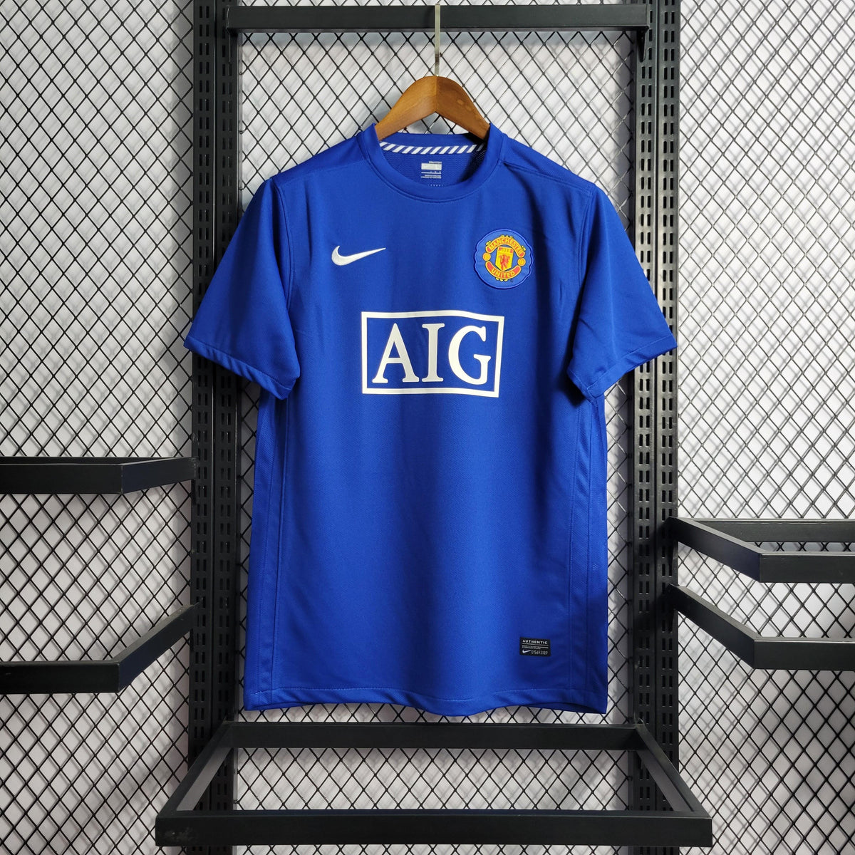 Camisa Manchester United Away 07/08 Retrô - Azul | Torcedor - FutNews