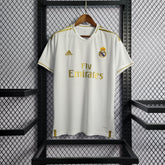 Camisa Real Madrid Home 19/20 Retrô - Branca e Dourada | Torcedor - FutNews