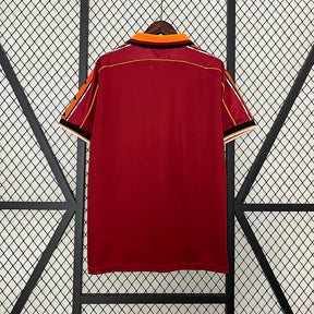 Camisa Roma Home 1998/99 Retrô - Vermelha | Torcedor