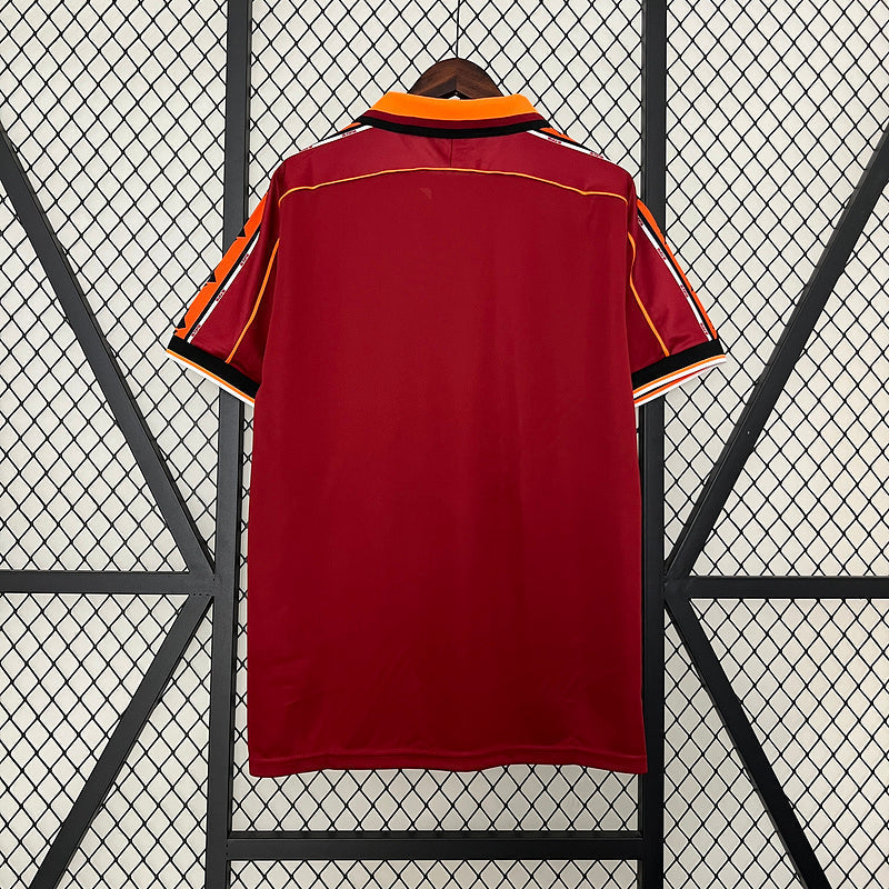 Camisa Roma Home 1998/99 Retrô - Vermelha | Torcedor