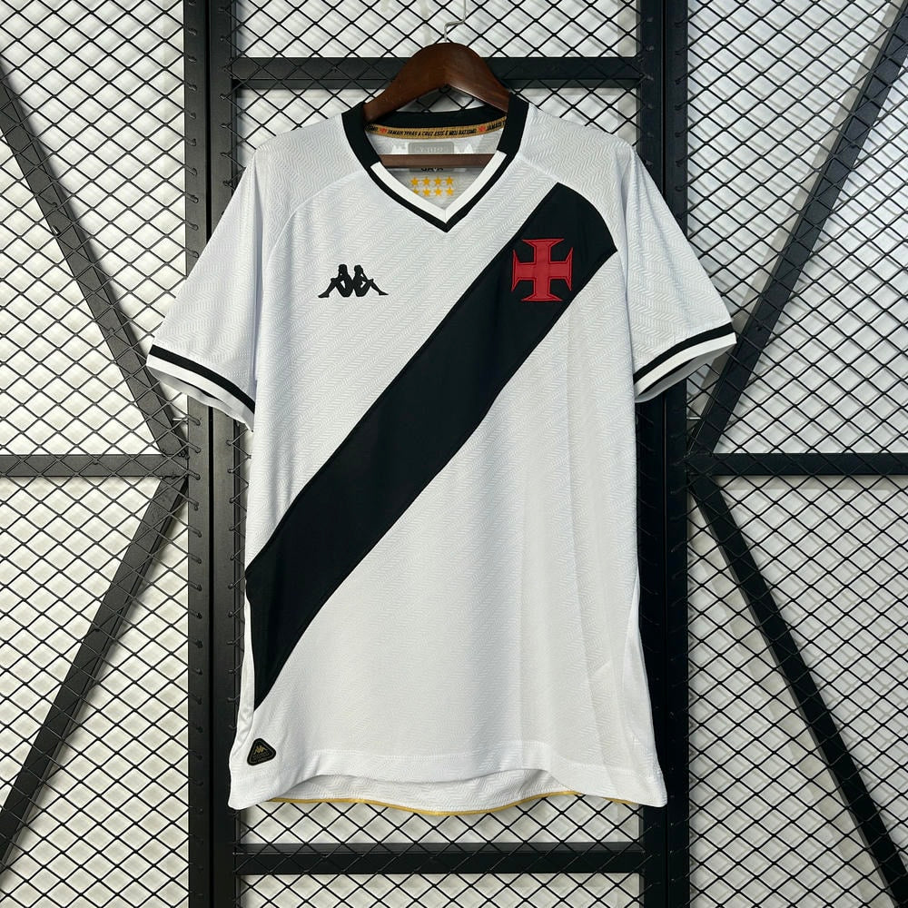 Camisa Vasco Away 25/26 - Branca e Preta | Torcedor