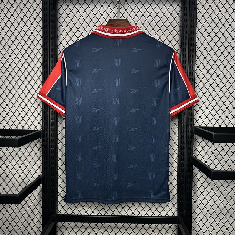 Camisa Atlético de Madrid 1998/99 Retrô - Azul | Torcedor