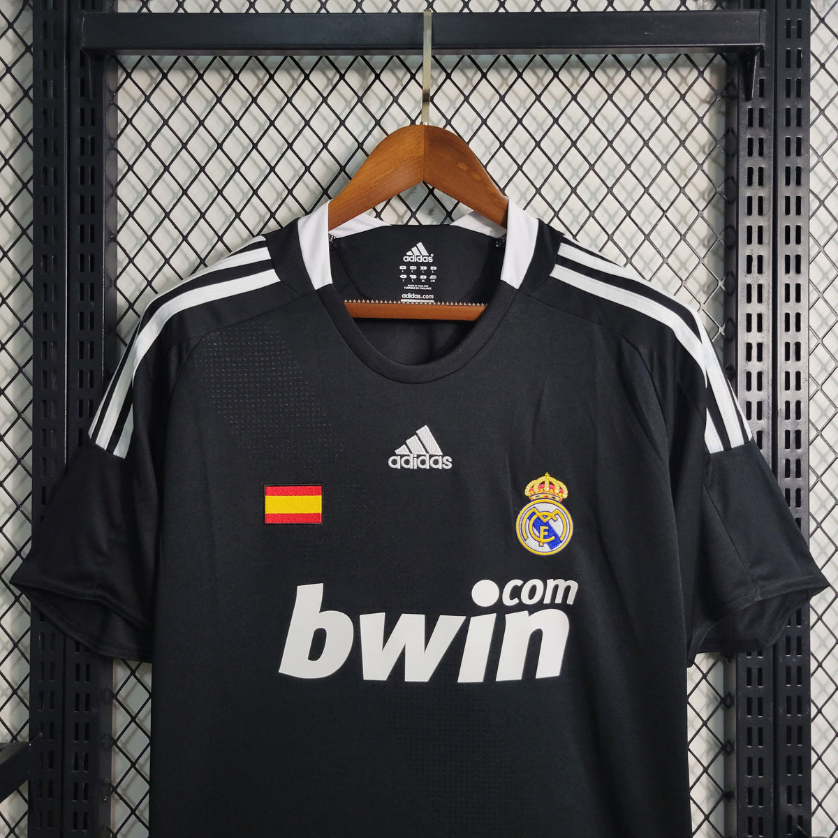 Camisa Real Madrid Away 2008/09 Retrô - Preta | Torcedor