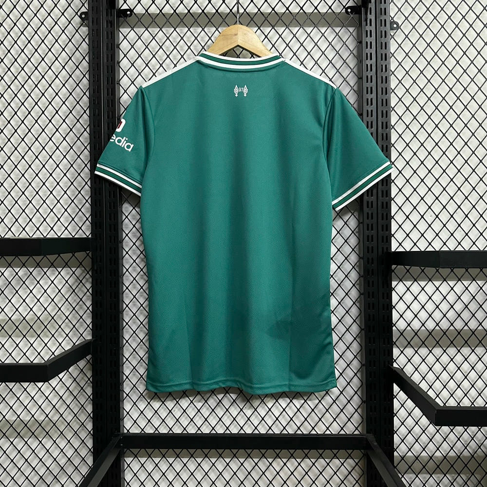 Camisa Liverpool Away 25/26 - Verde e Branca | Torcedor