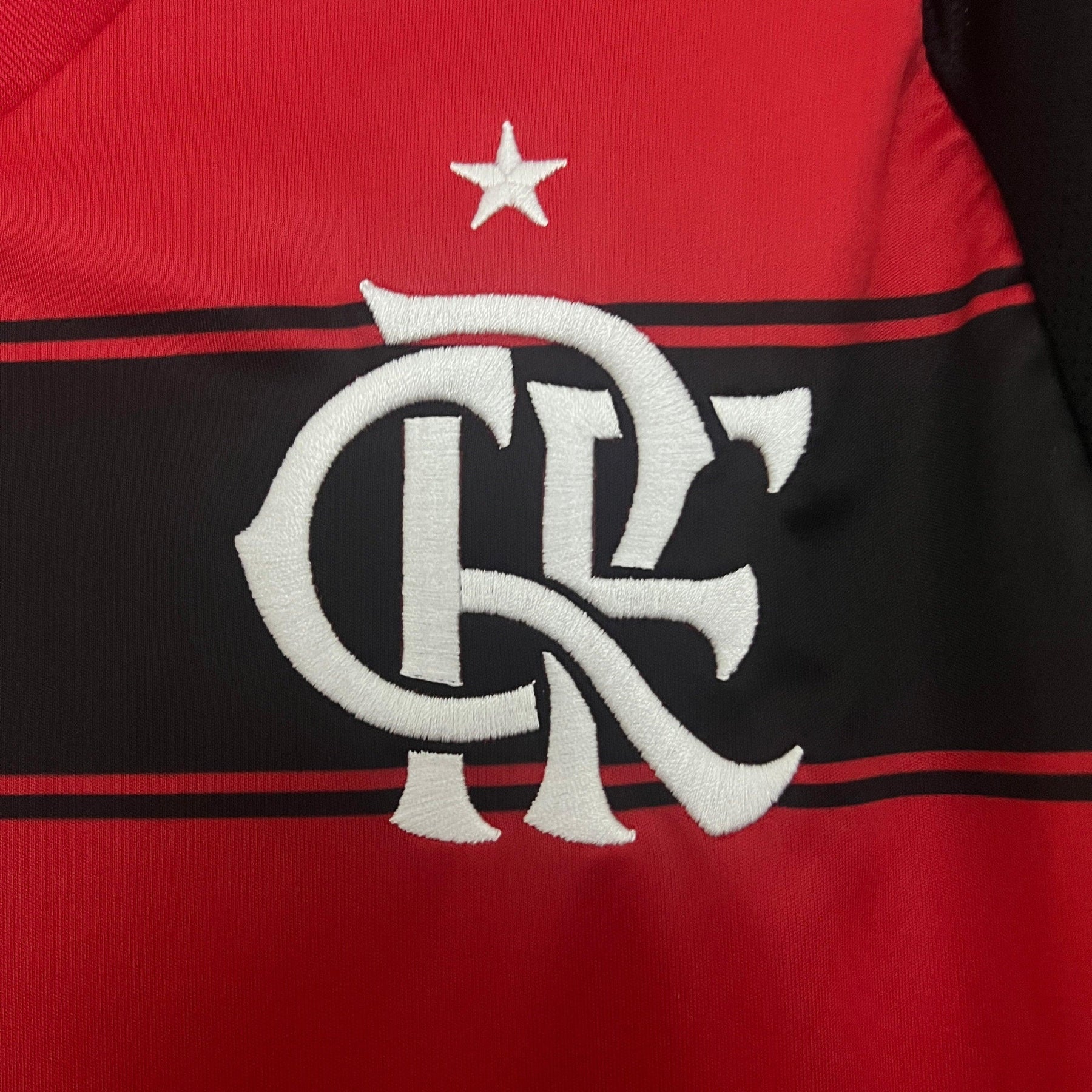 Camisa CRF Home 25/26 - Preta e Vermelha | Torcedor - FutNews