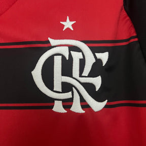 Camisa CRF Home 25/26 - Preta e Vermelha | Torcedor - FutNews