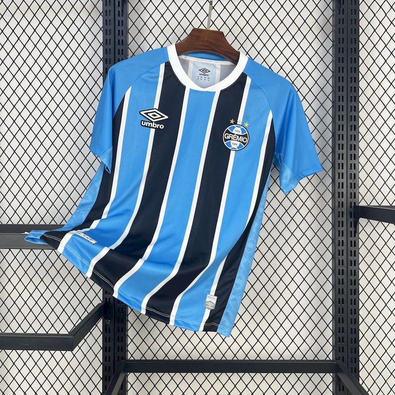 Camisa Grêmio Home 25/26 - Azul e Preta | Torcedor