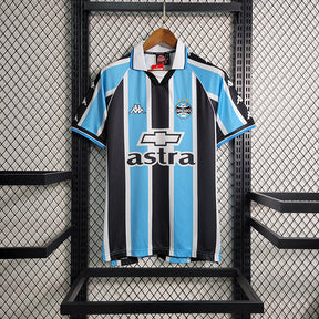 Camisa Grêmio Retrô Home 2000 - Azul e Preta | Torcedor