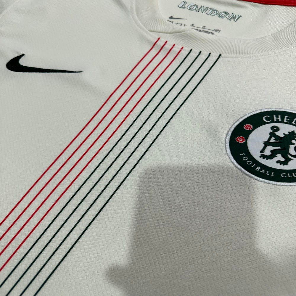 Camisa Chelsea Away 25/26 - Branca | Torcedor