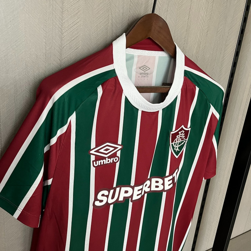 Camisa Fluminense Home 25/26 - Vinho e Verde | Torcedor