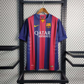 Camisa Barcelona Home 14/15 Retrô - Azul e Vermelha | Torcedor - FutNews