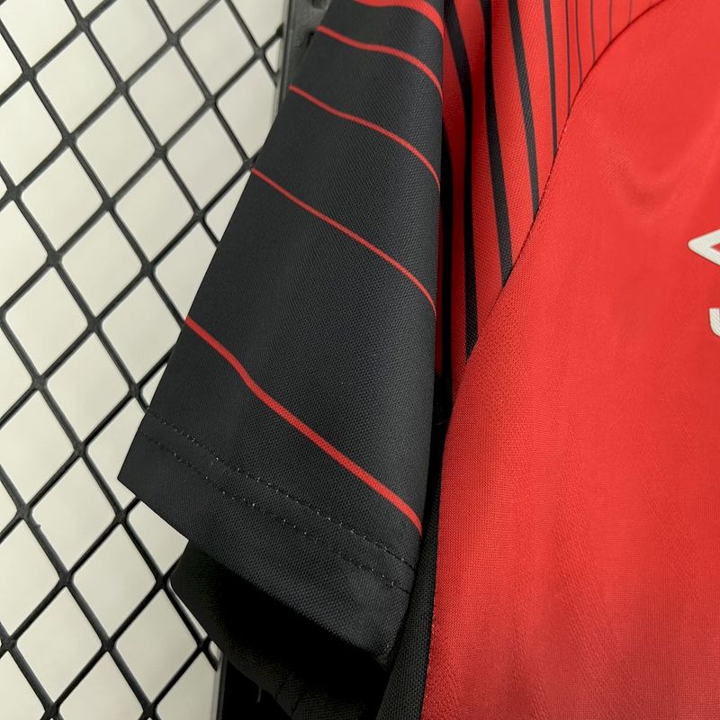 Camisa Athletico Paranaense Home 25/26 - Vermelha e Preta | Torcedor