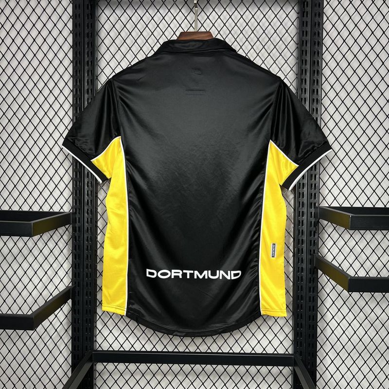 Camisa Borussia Dortmund Retrô 1998 - Preta | Torcedor