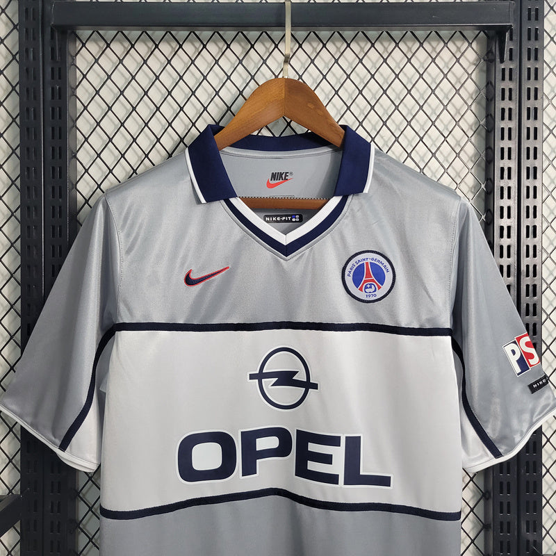 Camisa PSG Retrô 2000 - Cinza | Torcedor
