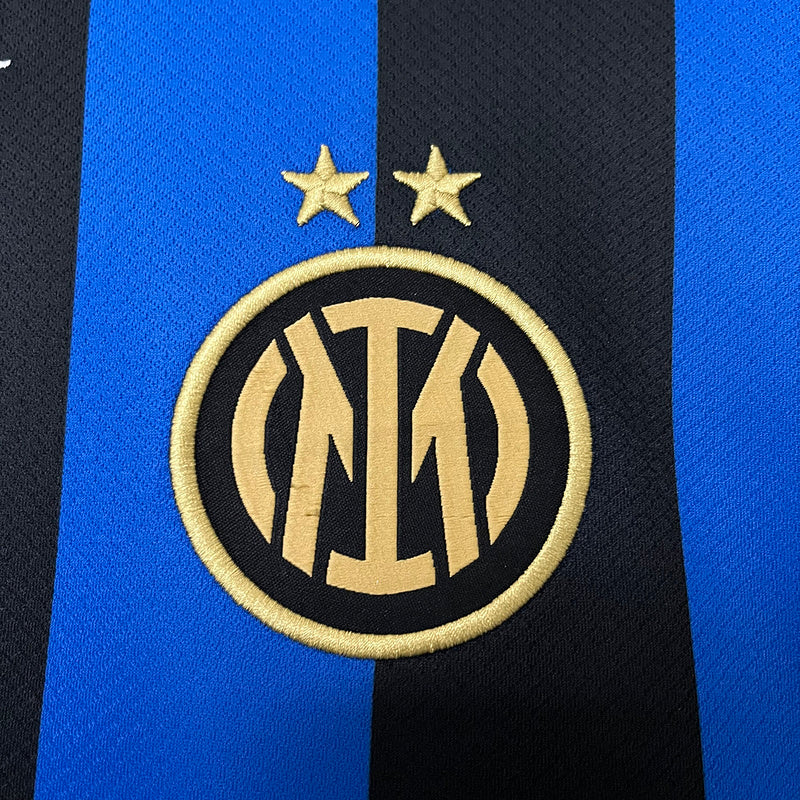Camisa Inter de Milão Home 2024/25 - Azul e Preta | Torcedor