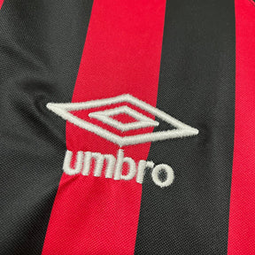 Camisa Athletico Paranaense Retrô Home 2017/18 - Vermelha e Preta | Torcedor